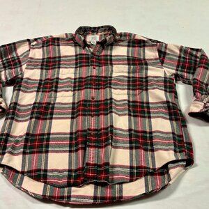 ~~Flannel Button Down Shirt, Field Gear Multi colored Heavy flannel Men’s  XL...